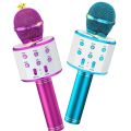 Kids Microphone for Singing, Wireless Bluetooth Karaoke Microphone for Adults, Toys for Boys Girls Gift for Birthday Party. 
