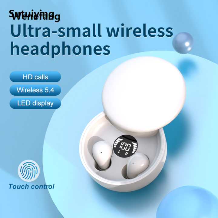Wenefang%20Sutuiying%20true%20wireless%20headphones%20Bluetooth%205.4%20Wireless%20Earphones%20Small%20Fifty%20percent%20discount%20Bargain%20price%20Earbuds%20Sleeping%20Sport%20Invisible%20Headp%20Extra%20Long%20Endurance%20-%20Image%203