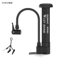 DISICHEN Sales promotion WEST BIKING Bike Pump Inflator 80PSI Mini Bicycle Floor Pump Schrader Valve Bicycle Pump Air Pump Balloon Tire Inflator. 