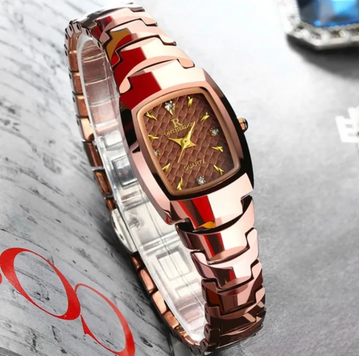 Luxury%20Coffee%20Color%20Rectangle%20Waterproof%20Warranty%20Ladies%20Watches%20-%20Image%203