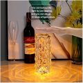 Crystal Table Lamp Rose Light Projector 3/16 Colors Adjustable Romantic Diamond Atmosphere LED Light. 