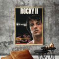 Rocky Inspirational Classic Movie Poster Prints Bedroom Office Living Room Art Wall Painting Home Decoration Sticker. 
