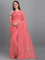 Saree For Women All-Season Net Bollywood Self Design Party Style Multiple Colors. 