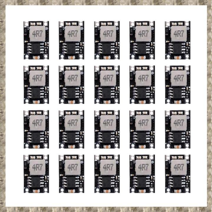 (GREH) 20pcs Mini DC-DC Buck Converter Board 5V-30V to 3.3V Regulator PCB Board Power Supply Step-Down Module