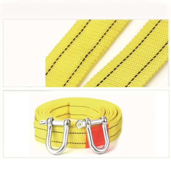 (GREH)%202pcs%205M/5T%20Car%20Electric%20Winch%20Rope%20Off-Road%20Vehicle%20Tow%20Rope%20with%20U-Shaped%20Hook%20Tow%20Strap%20for%20Cars%20Truck%20Trailer%20Suv%20-%20Image%204