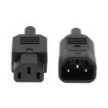 1Pc 16A 250V Straight Cable Plug Connector C13 C14 Female Male Plug Rewirable Power Connector 3 Pin AC Socket Industrial Plug Taotai. 