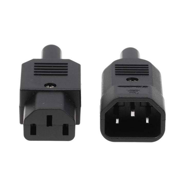 1Pc%2016A%20250V%20Straight%20Cable%20Plug%20Connector%20C13%20C14%20Female%20Male%20Plug%20Rewirable%20Power%20Connector%203%20Pin%20AC%20Socket%20Industrial%20Plug%20Taotai%20-%20Image%203