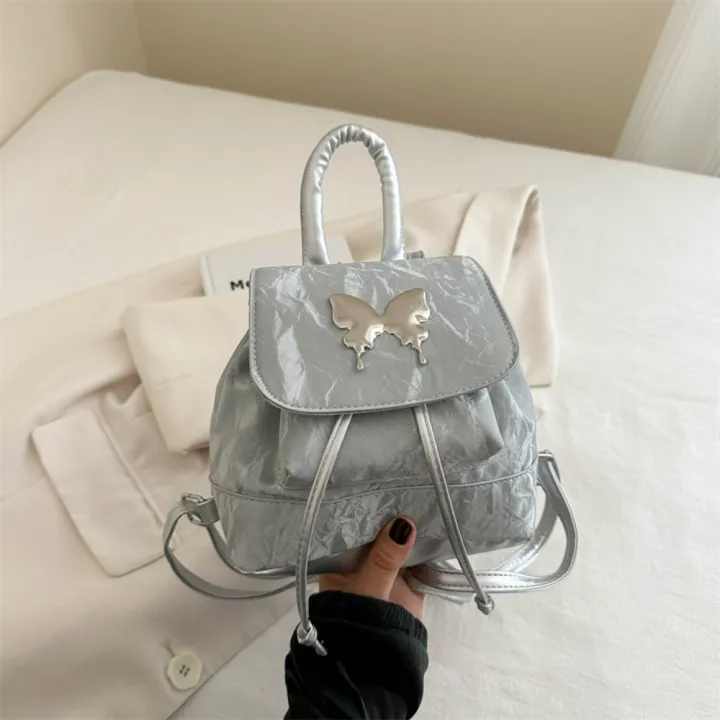 Fashion%20PU%20Women's%20Backpack%20High-capacity%20Butterfly%20Mini%20Backpack%20Solid%20Color%20School%20Backpack%20Women%20-%20Image%209