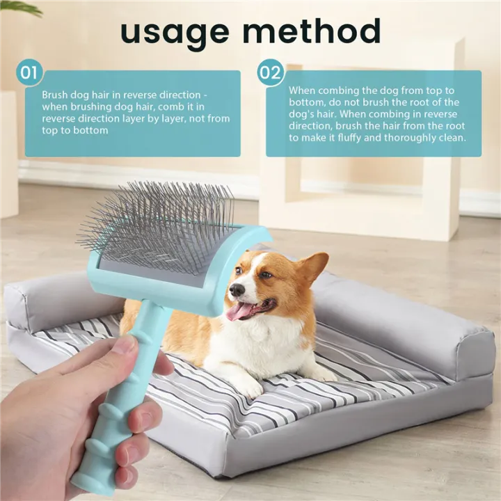 Firm%20Slicker%20Brush%20for%20Dogs-%20Extra%20Long%20Pin%20Slicker%20Brush%20for%20Large%20Dog%20Pet%20Grooming%20Wire%20Brush%20and%20Deshedding%20(Green)%20-%20Image%202