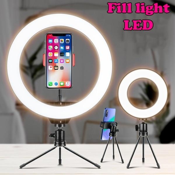 Photography LED Selfie Ring Light 26CM Dimmable Camera Phone Ring Lamp