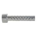 JINMY 2X Silver Motorcycle Exhaust Can Muffler Insert Baffle DB 45mm x 140mm. 