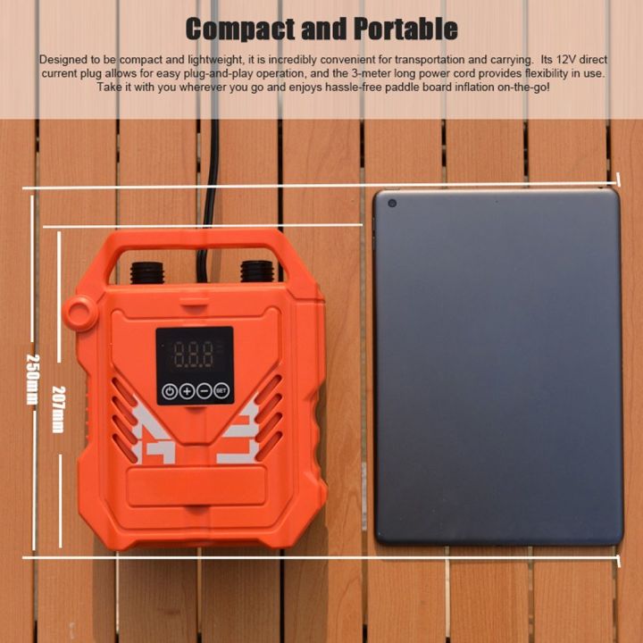 22PSI%20High%20Pressure%20Paddle%20Board%20Pump%20Portable%2012V%20Car%20Electric%20Air%20Compressor%20Support%20Inflation/Deflation,%203%20Working%20Modes%20Auto-Off%20Function%20with%207%20Nozzles%20for%20Inflatable%20Boat%20Kayak%20Tent%20Pool%20Stand-up%20Paddle%20-%20Image%203