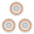 3X ZigBee NEO 90DB Sound and Light Sensor Tuya Smart Life Built-in Siren Alarm Sensor. 