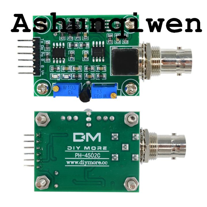 Ashunqiwen Liquid PH Value Detection Sensor Module PH Electrode Probe ...