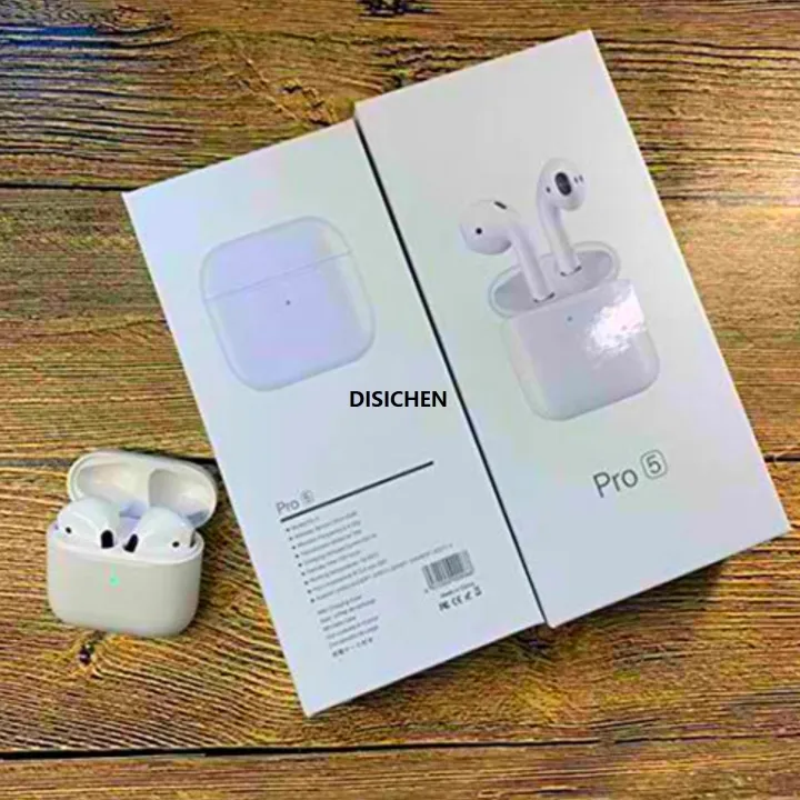 DISICHEN%20Bluetooth%20Earbuds%20Earphones%20Mini%20Control%20for%20Airpod%20Pro%205%20with%20Box%20Noise%20Reduction%20Original%20Tws%208D%20Stereo%20Hifi%20Wireless%20Profesional%20-%20Image%203
