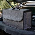 Durable Foldable Car Trunk Storage Box Felt Anti Slip Car Boot Organizer Compartment Large Capacity Vehicle Storage Organizer for Car Stowing and Tidying. 