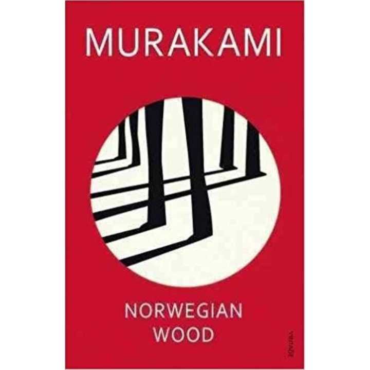 Norwegian Wood Haruki Murakami Vintage Style Novel Book Cover Artwork Literature Fiction Hardback Edition