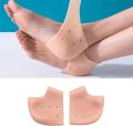 Pain relief Silicone gel heel pad Support Foot Care anti crack moisturizing socks for dry hard cracked heels,ankles swelling and ankle support. 