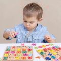 Vylon Wooden Alphabet Puzzle Board Children Baby Early Educational Wooden Puzzle Toys Color Numbers A To Z Letters Learning Wood Digital Board Best Gift,Colorful 3D Uppercase Lowercase ABC and Alphabet Number Puzzle Educational Early Learning Toy For Chil. 