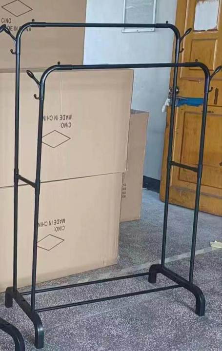 Coat%20Rack%20Garment%20Rack%20Free-standing%20Clothes%20Hanger%20With%20Top%20Rod%20Clothes%20Shelves%20Storage%20Wardrobe%20Hanger%20Floor%20Cloth%20Drying%20Rack%20-%20Image%203