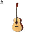 Manaslu Yatri EQ Spruce Semi Acoustic Travel Guitar with Package. 