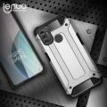 Lenuo for OnePlus Nord N100 Case TPU+PC Hybrid Back Cover. 