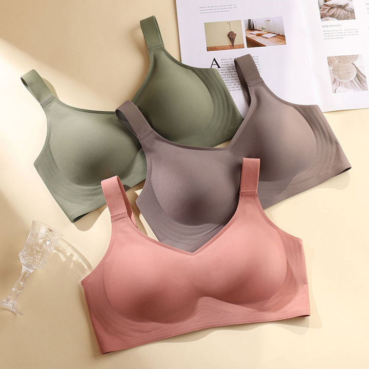Chest number soft support female beautiful back big push-up bra, seamless one-piece, underwire-free, adjustable sports thin text