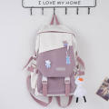 Simple, large-capacity, high-value, college students, high school students, Harajuku style Korean backpack. 