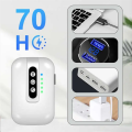 ARELENE Portable aquarium oxygen pump USB Rechargeable Outdoor Ultra Silent Air Compressor For Fish Tank Aquarium Accessories A. 
