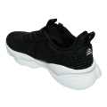 Yearcon Women's Black Sneakers Casual Comfortable Breathable Low-Top Shoes for Unisex. 
