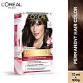 LOreal Paris Excellence Creme Hair Color - 3 Dark Brown 72ml+100g. 