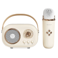 JOJOCAT Wireless Bluetooth Audio Portable Amplifier Home KTV Microphone Children'S Karaoke Small Microphone Speaker Durable. 