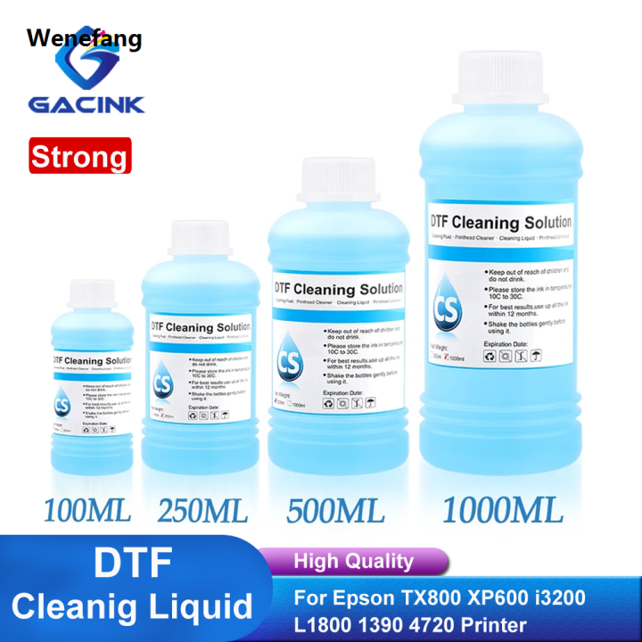 Wenefang Strong DTF Cleaner DTF Cleaning Solution Liquid For Direct to ...