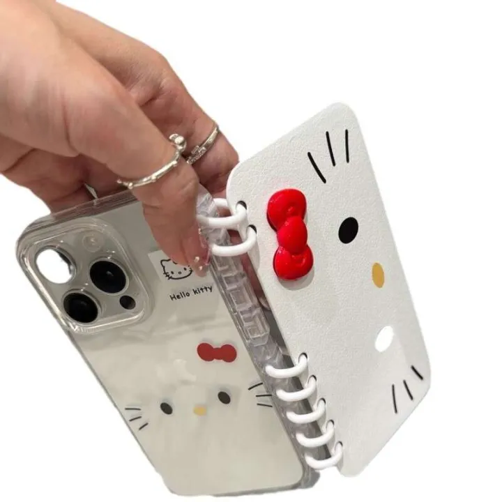 Notebook%20Bowknot%20KT%20Cat%20iPhone%2014/13%20Compatible%2012/11%20Apple%2016/15%20Pro%20Max%20Phone%20Case%20Cover%20-%20Image%205