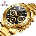 CHENXI brand fashionable business luxury waterproof quartz couple watch. 