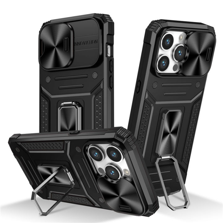 Vantime for iPhone 15 Pro Max iPhone 14 Plus Armor Case Slide Lens ...