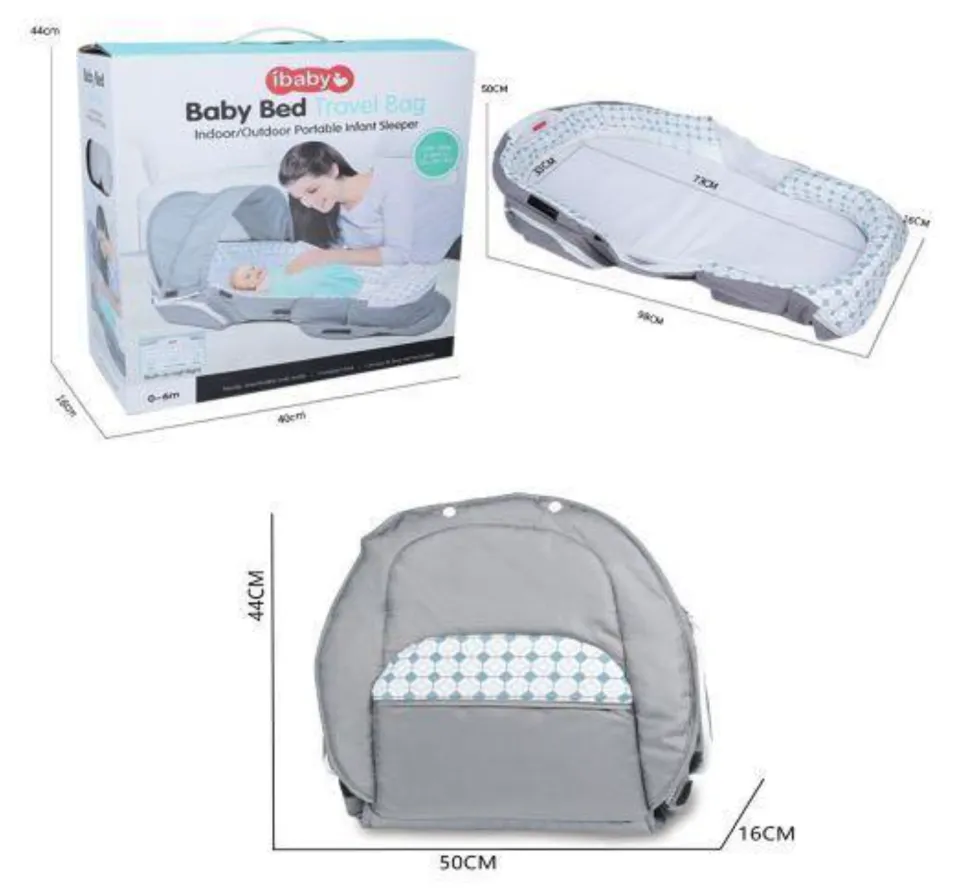 Mamubox ibaby Baby Delight Snuggle Nest Traveler Portable Infant Sleeper Portable Baby Bed Sleeper Travel Bag Grey 0 12 months Daraz .np