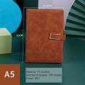 A5 Metal Buckle Planner Soft Diary 200 Pages Retro Planner Office Work Business Notepad Soft Leather Journal Notepad School Supplies Stationery. 