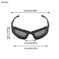 Wenefang 2025 New Anti-Fog Goggles Windproof Impact-Proof Cycling Labor Safety Anti-Splash Anti-Blue Light Glasses. 