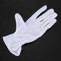 fasdaga 2 Pair Protective Anti-Slip White Cotton Work Driving Gloves. 
