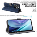 Vantime for itel A50 4G PU  Wallet Case RFID Blocking Card Slot Flip Stand Shockproof Cover. 