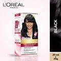 LOreal Paris Excellence Creme Hair Color - 1 Black (72ml+100g). 