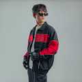HUBA Red/Black Color Racer Jacket For Men. 