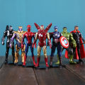 Puppet Action Machine: Thanos, Hulk, American Avengers, Saga Original Promotion, DisneyZD, Marvel League, Iron Man, Spider-Man, Thor, Captain War. 