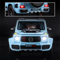 1:18 Mercedes Benz BRABUS G800 High Simulation Diecast Metal Alloy Model car Sound Light Pull Back Collection Kids Toy Gift Blue Colr. 