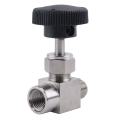 JAERBEE Needle Valve Adjustable 1/4 inch Male to Female Thread Stainless Steel 304 Flow Control Shut Off Crane Needle Valve. 