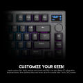 Fantech Maxfit81 MK910 Wireless Bluetooth 75% Mechanical Keyboard Gaming ABS-Black(Blue Switch). 