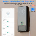 Steel Door Unlock Password Lock Electronic Smart Bluetooth Tuya RAYKUBEG18 Door Lock Fingerprint Digital APP/IC Card/Wooden Door. 