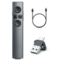 2X 2-In-1 USB Type C Presentation Clicker, Rechargeable Wireless Presenter Remote, Clicker for PowerPoint Presentations. 