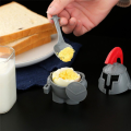 Boiled Egg Cup Holder with A Spoon Fork Included - Knight Design - Kitchen Utensil Decor,Order of the Knights Easy Install Easy to Use. 